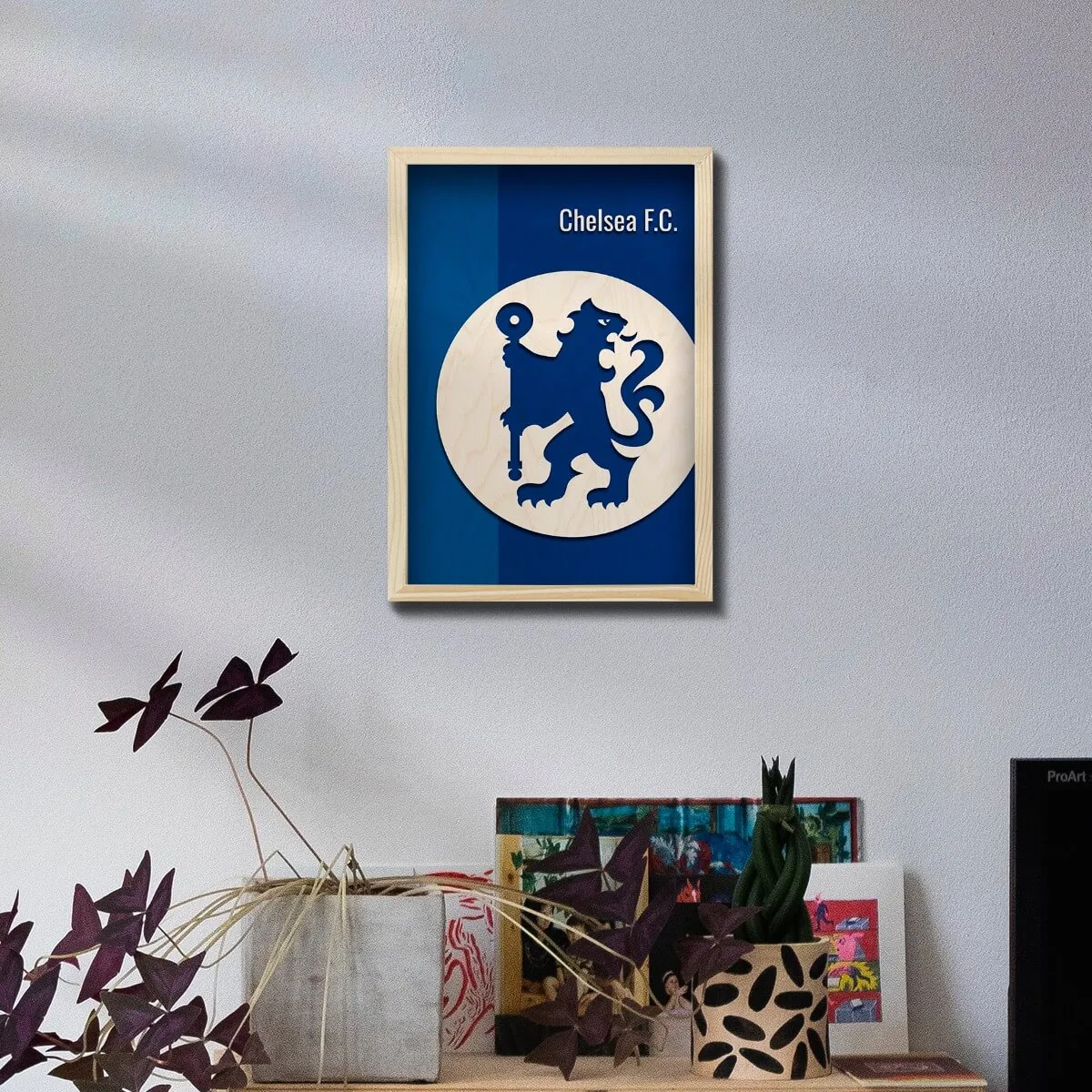 Chelsea F.C. Wooden Wall Art