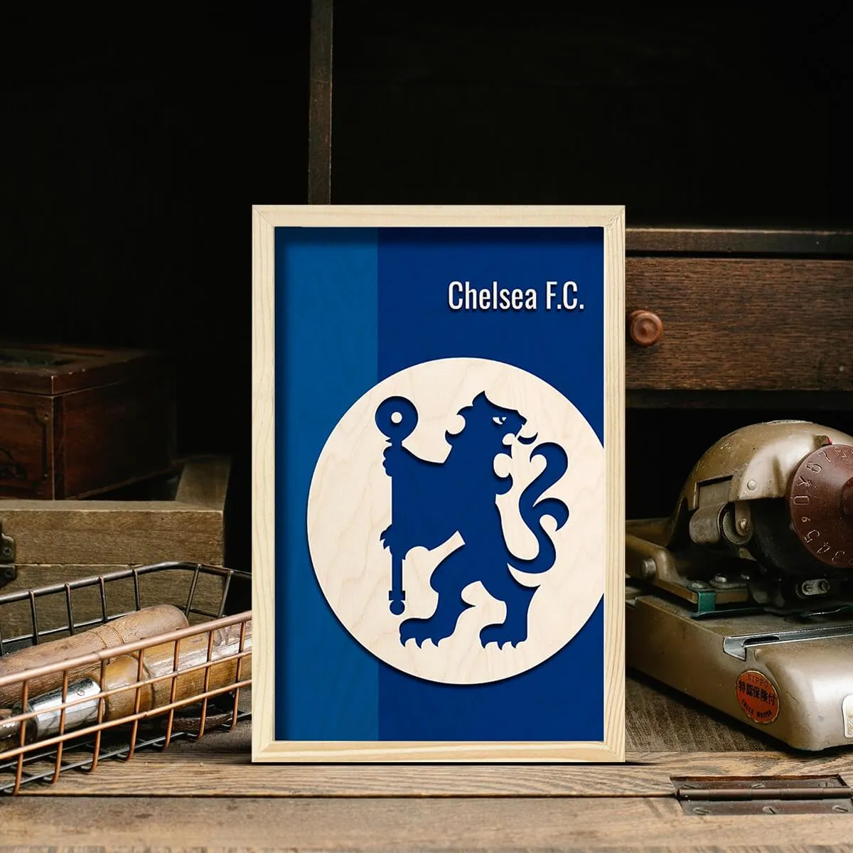 Chelsea F.C. Wooden Wall Art