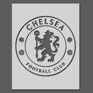 Chelsea Football Club Crest Stencil