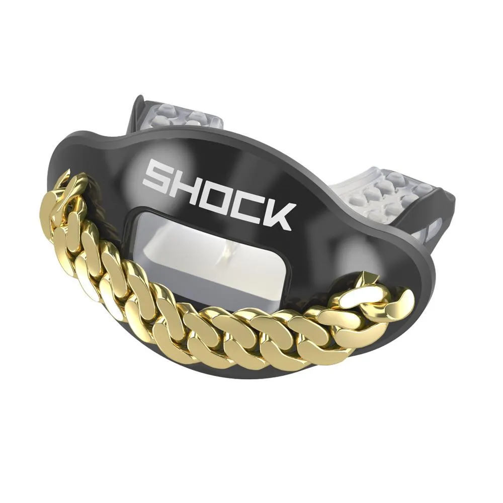 Chrome 3D Black Chain Max AirFlow Mouthguard