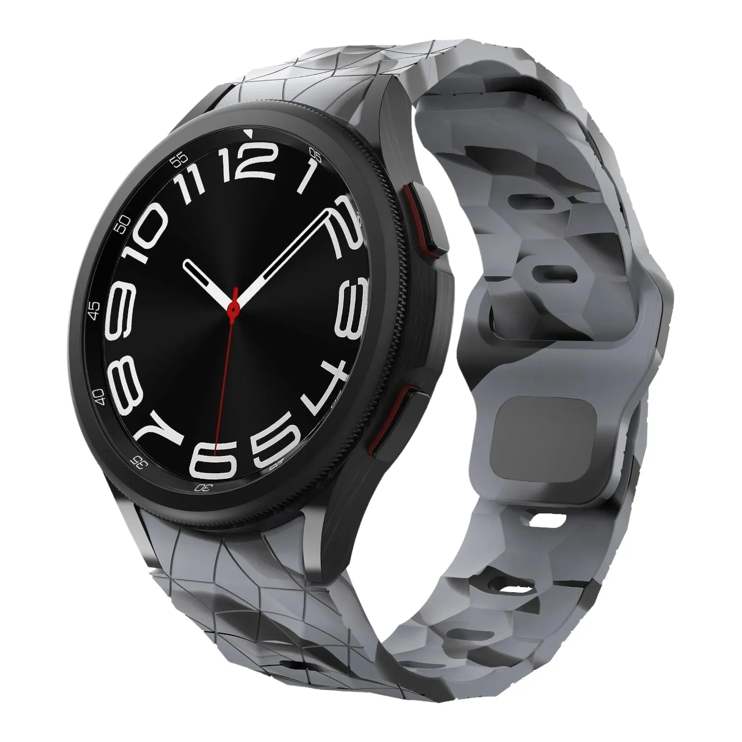 Citizen 22mm Range compatible Silicone Football Pattern Watch Straps