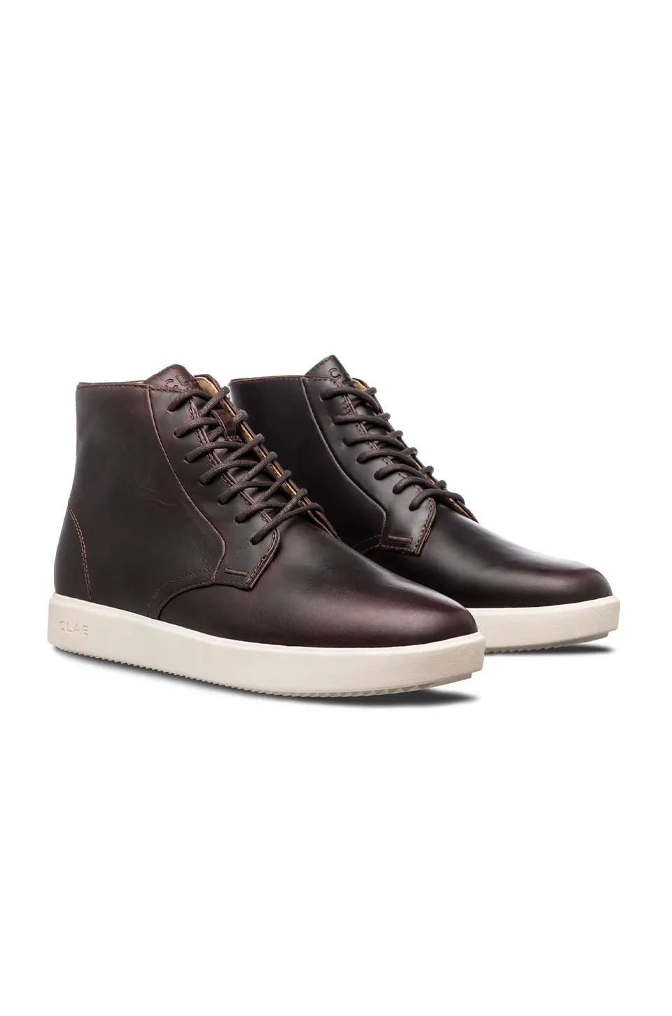 CLAE Gibson In Walrus Brown Leather