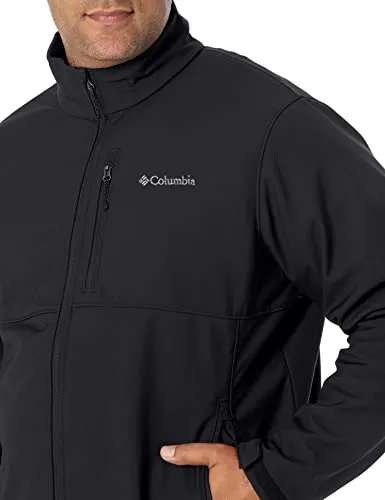 Columbia Men's Ascender Softshell Front-Zip Jacket, Black, X-Large