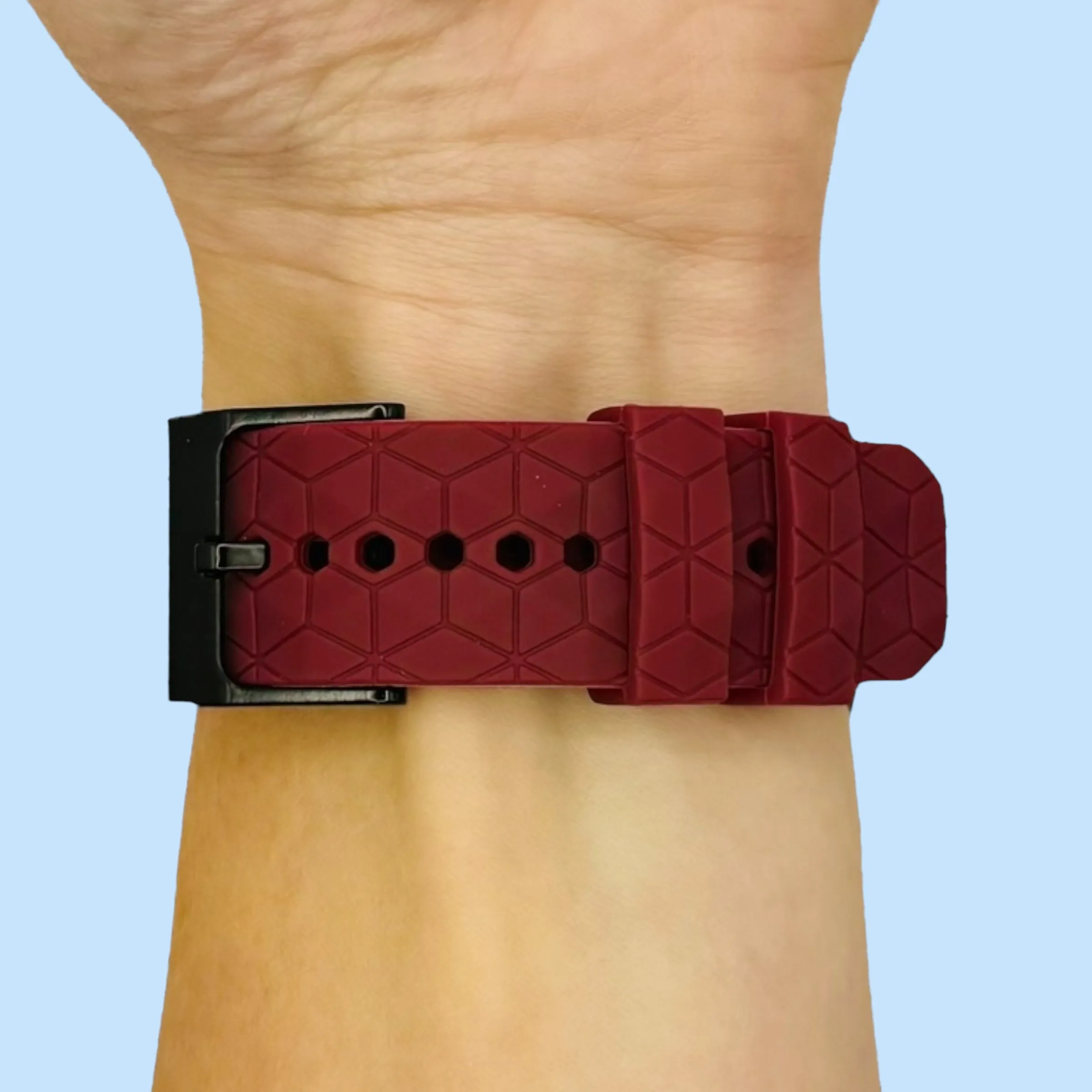 Coros Vertix 2 Silicone Football Pattern Watch Straps