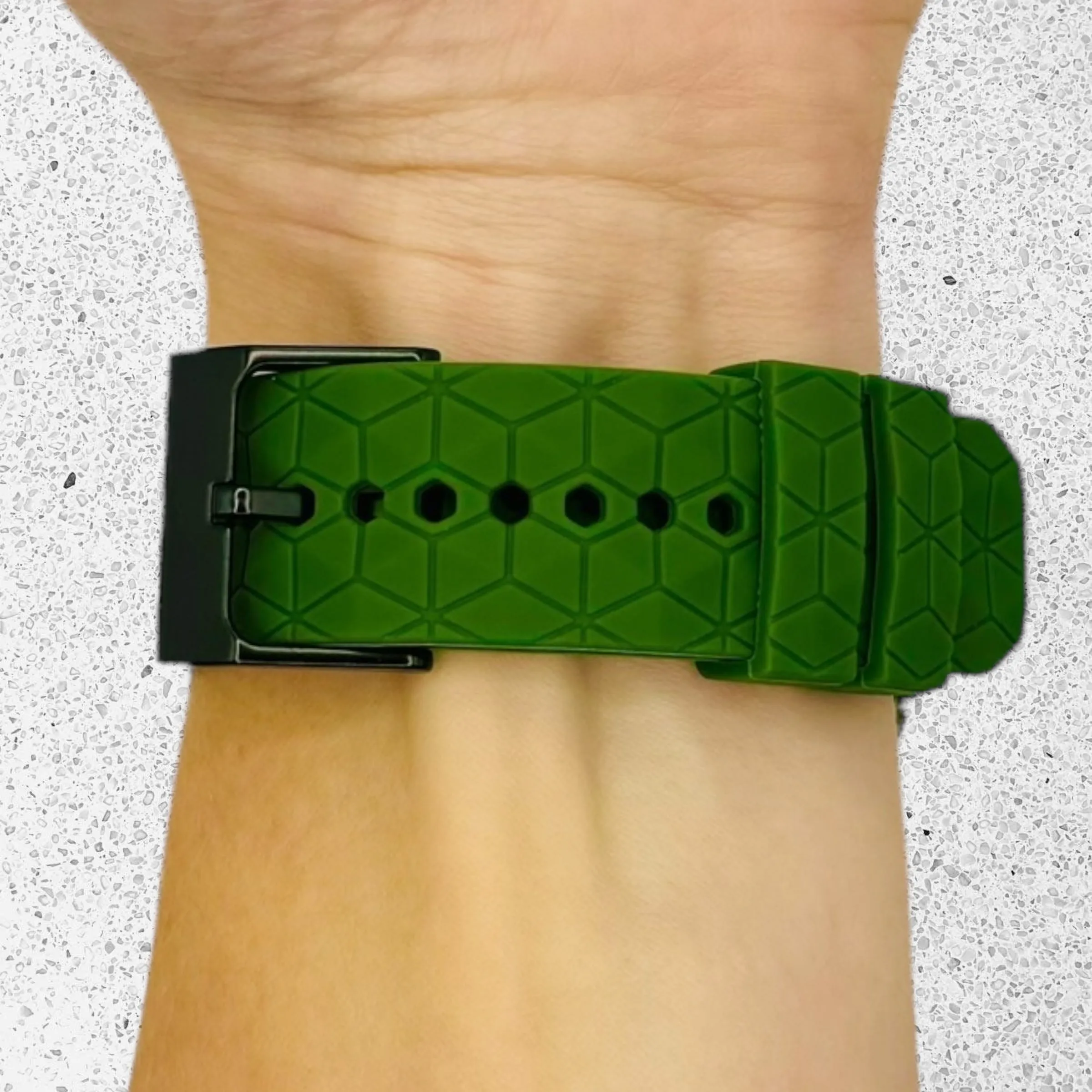 Coros Vertix 2 Silicone Football Pattern Watch Straps