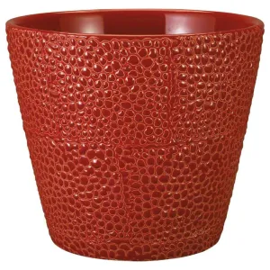 Crocodile Flair Pot Red Hot 6in