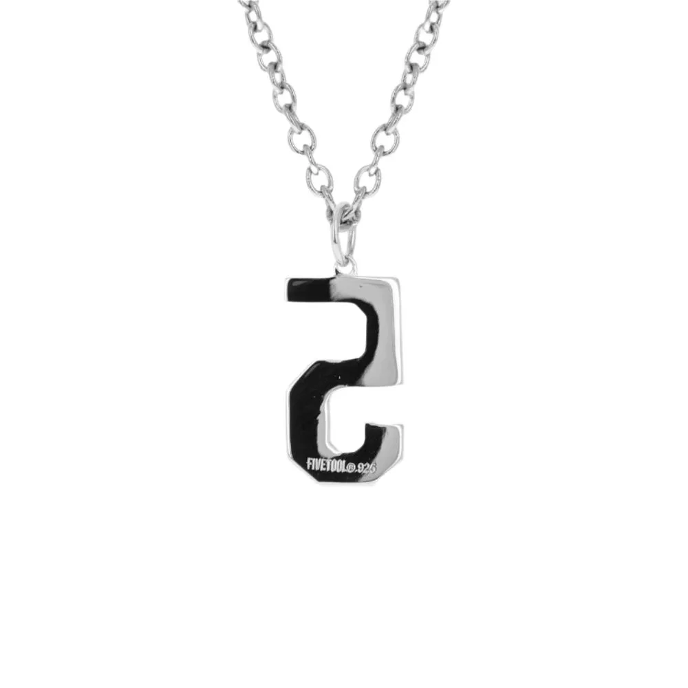 Custom Jersey Number Necklace | Sterling Silver