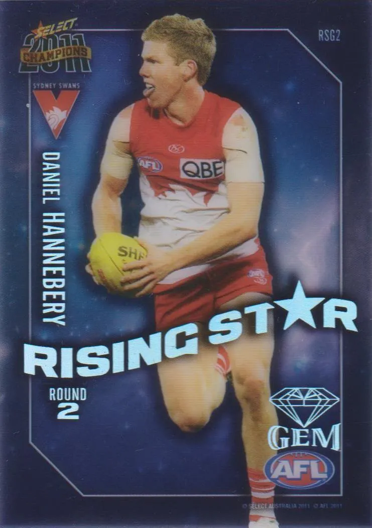 Daniel Hannebery, Rising Star Gem, 2011 Select AFL Champions