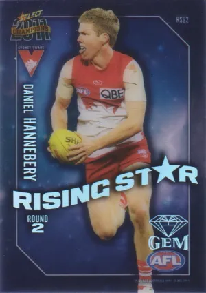 Daniel Hannebery, Rising Star Gem, 2011 Select AFL Champions