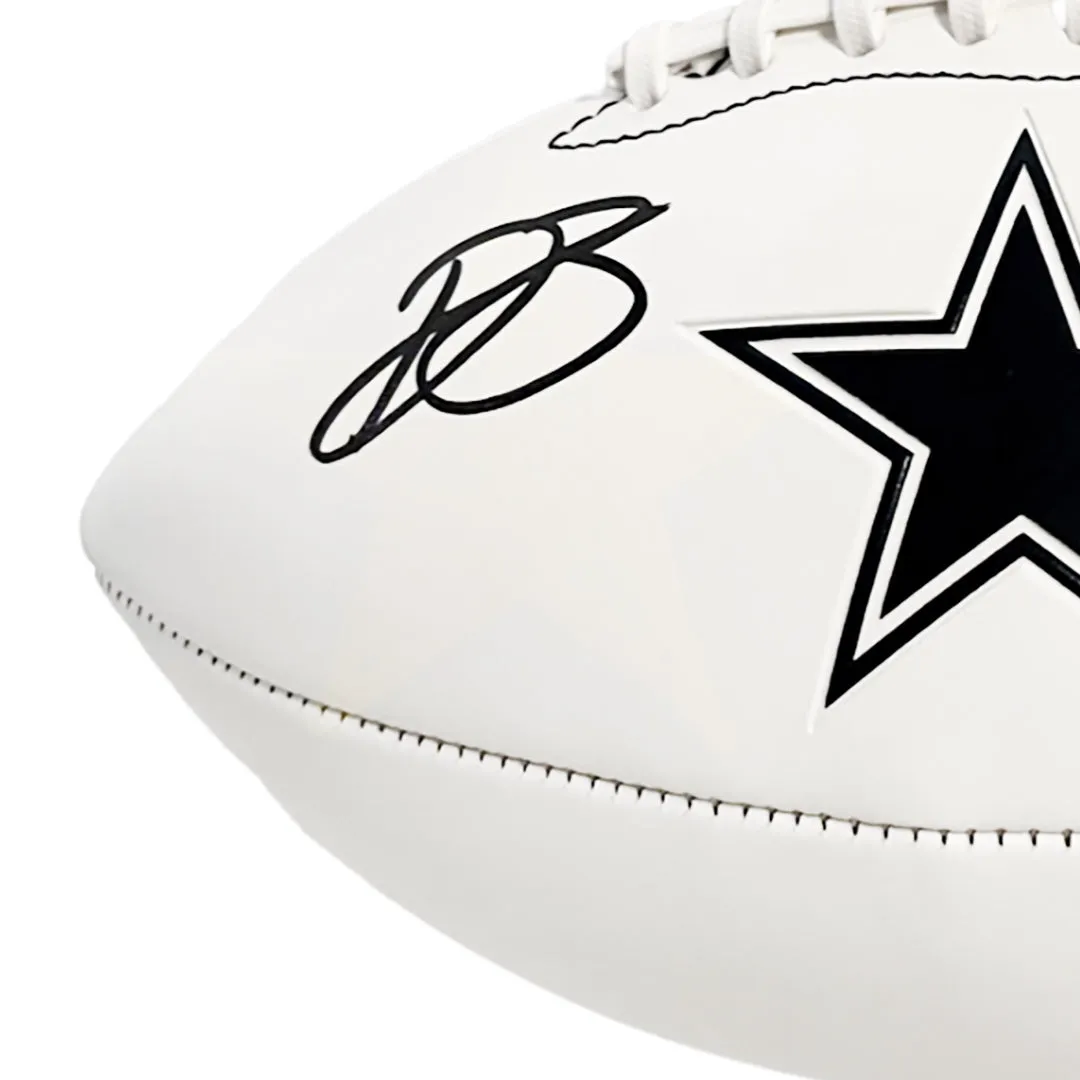 Daron Bland Signed Dallas Cowboys Official NFL Team Logo Football (Beckett)