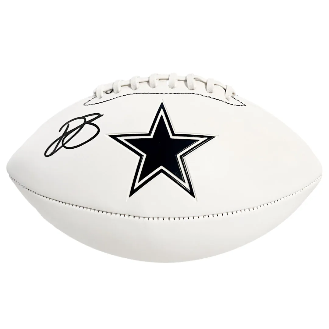 Daron Bland Signed Dallas Cowboys Official NFL Team Logo Football (Beckett)