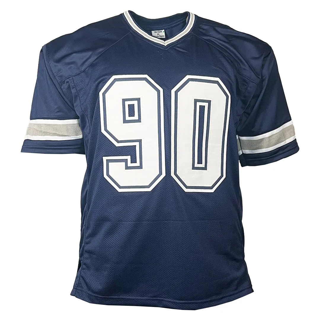 Demarcus Lawrence Signed Dallas Navy Football Jersey (JSA)