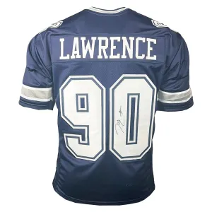 Demarcus Lawrence Signed Dallas Navy Football Jersey (JSA)