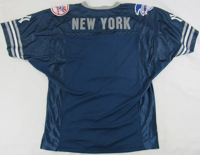 Derek Jeter Signed Yankees Football Jersey JSA LOA XX85213