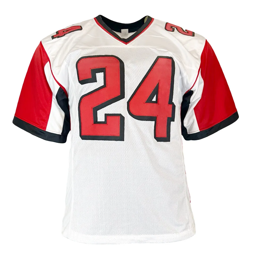 Devonta Freeman Signed Atlanta White Football Jersey (Beckett)