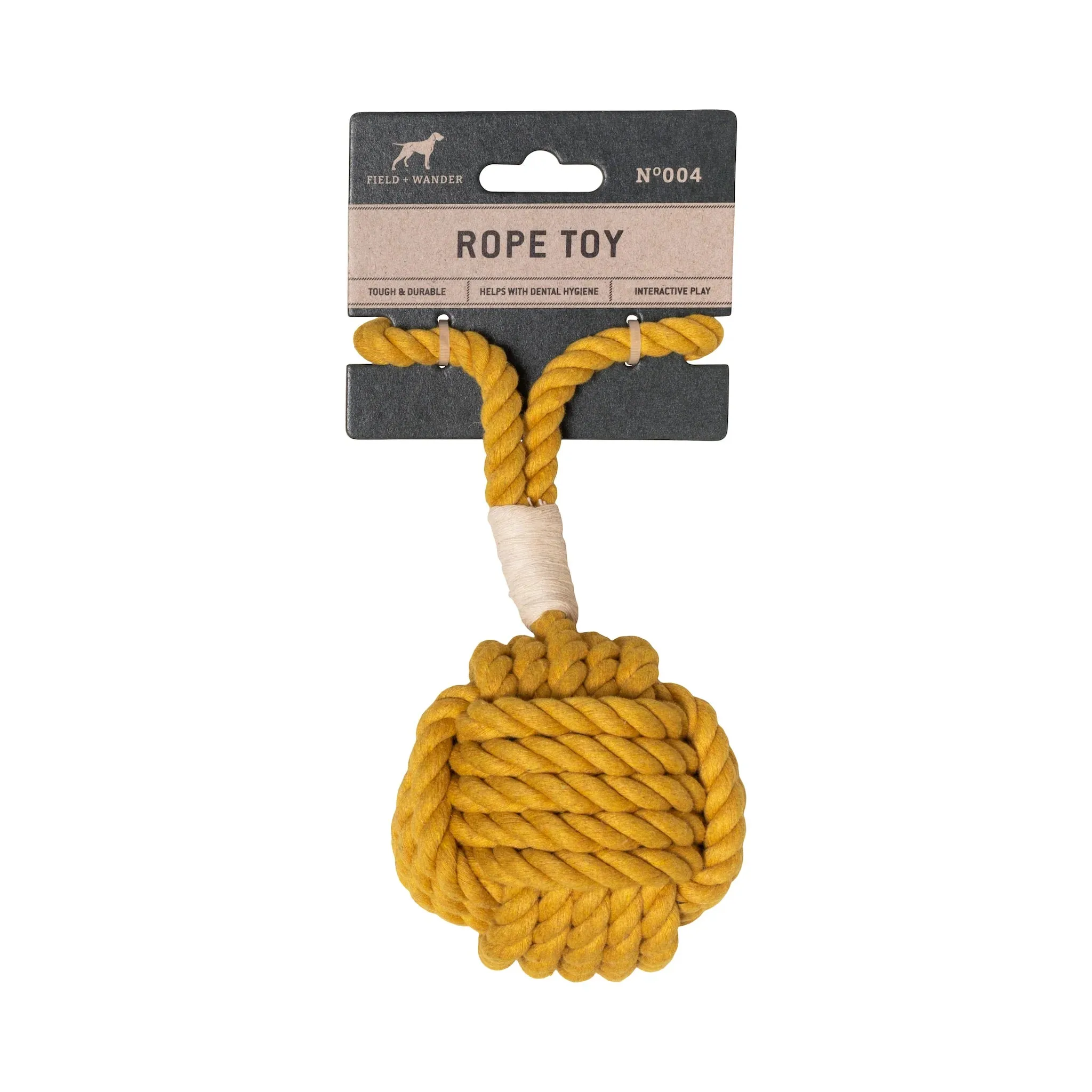 Dog Rope Toy - Yellow