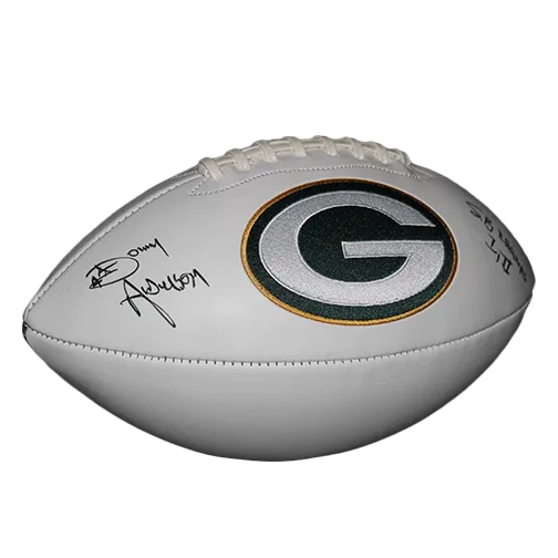 Donny Anderson #44 Green Bay Packers Super Bowl Football (JSA)