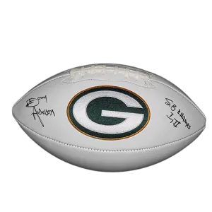 Donny Anderson #44 Green Bay Packers Super Bowl Football (JSA)