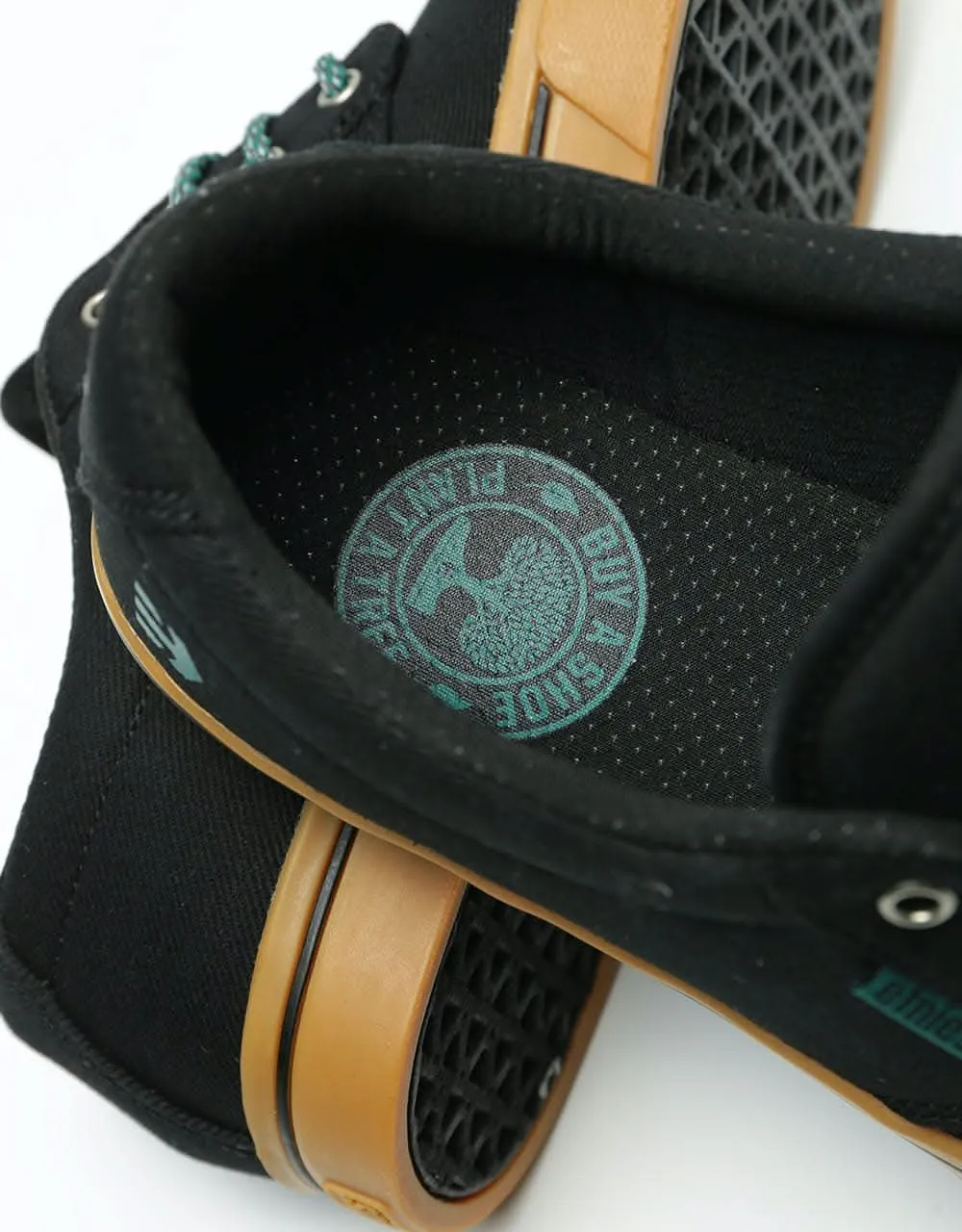 Etnies Jameson Preserve Skate Shoes - Black/Green/Gum