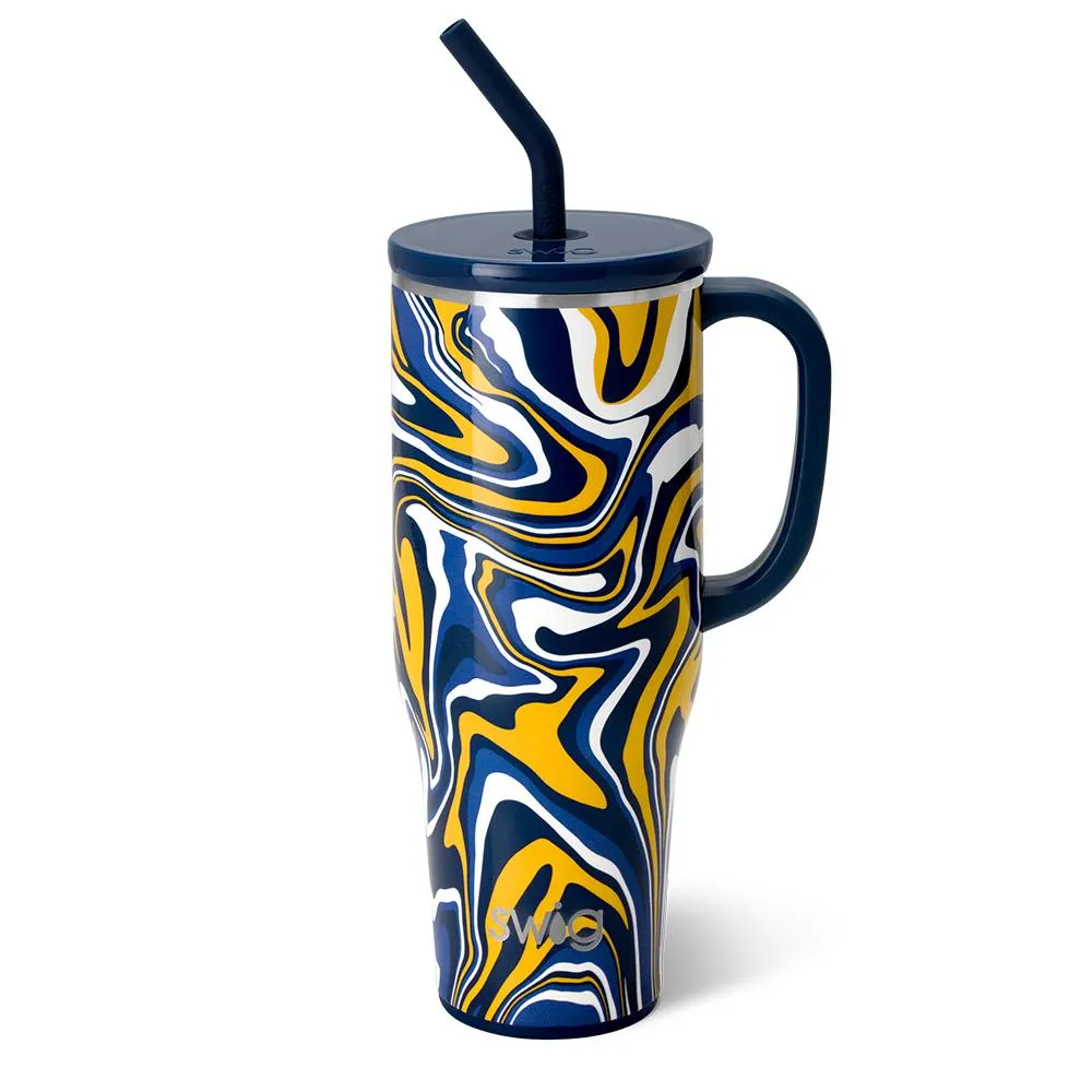 Fanzone Navy   Yellow Mega Mug 40oz