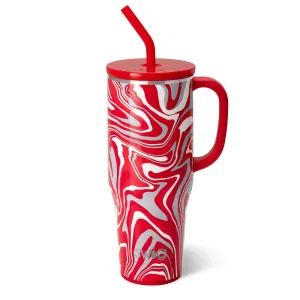 Fanzone Red   Grey Mega Mug 40oz