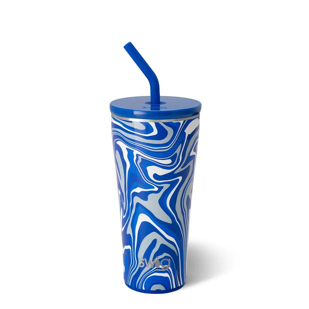 Fanzone Royal Straw Tumbler 32oz