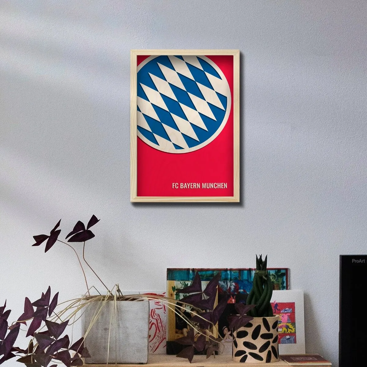 FC Bayern Munchen Wooden Wall Art