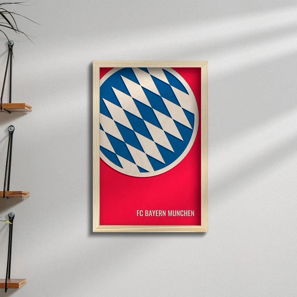 FC Bayern Munchen Wooden Wall Art