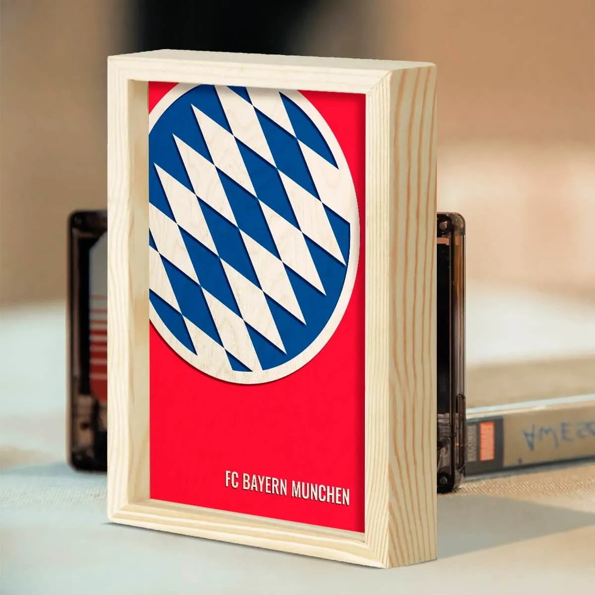 FC Bayern Munchen Wooden Wall Art