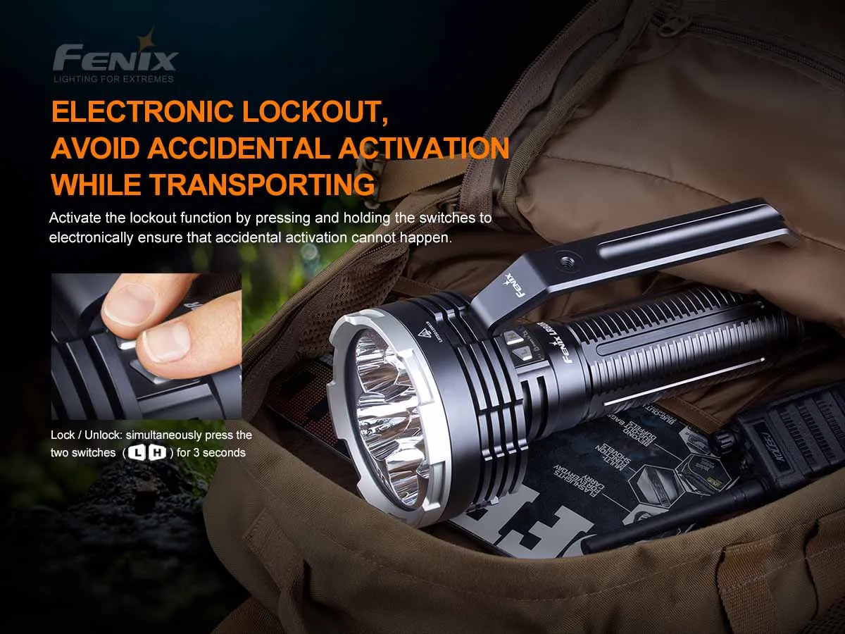 Fenix LR80R Flashlight - 18000 Lumen Spotlight