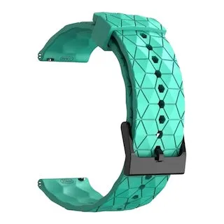 Fitbit Sense 2 compatible Silicone Football Pattern Watch Straps