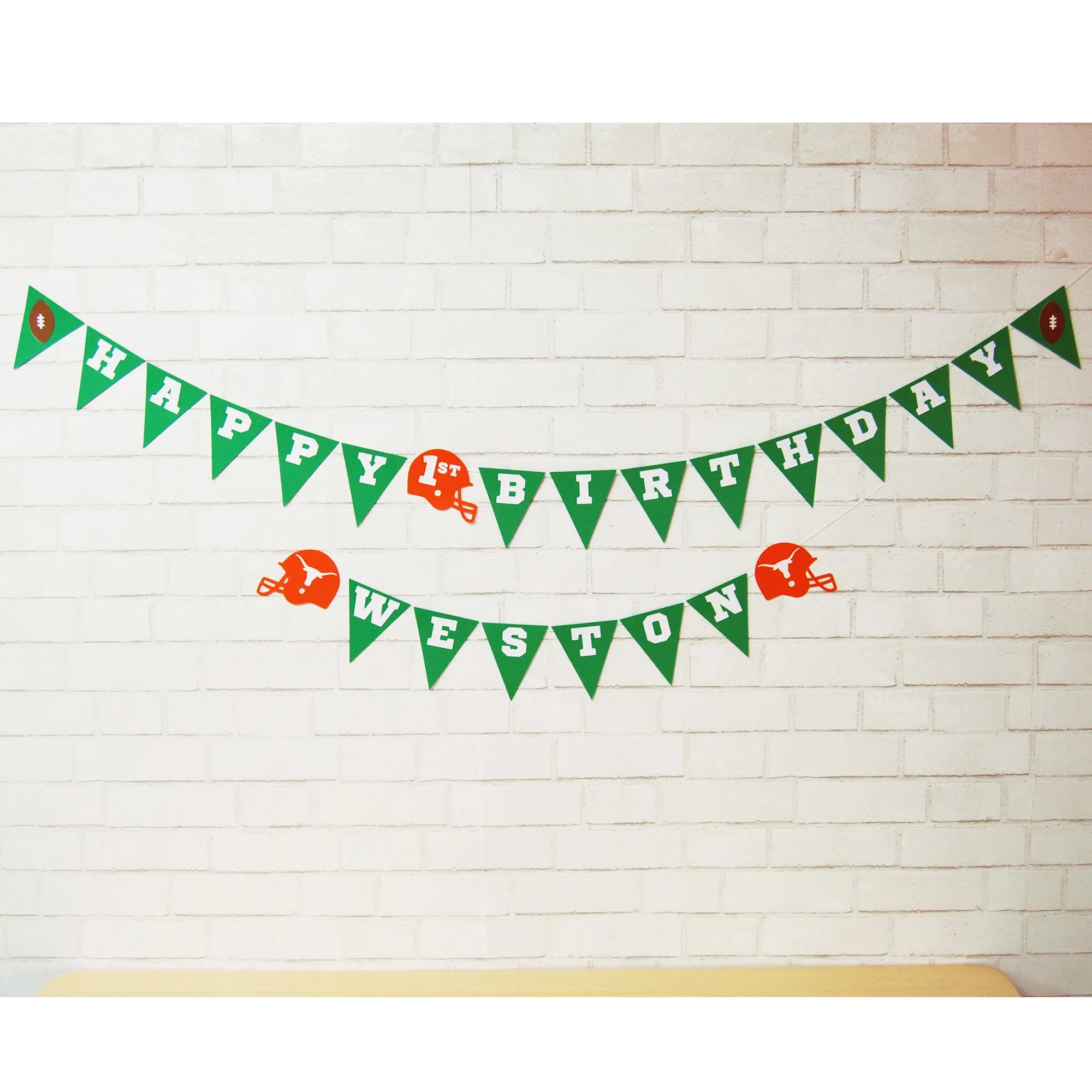 Football Birthday Banner