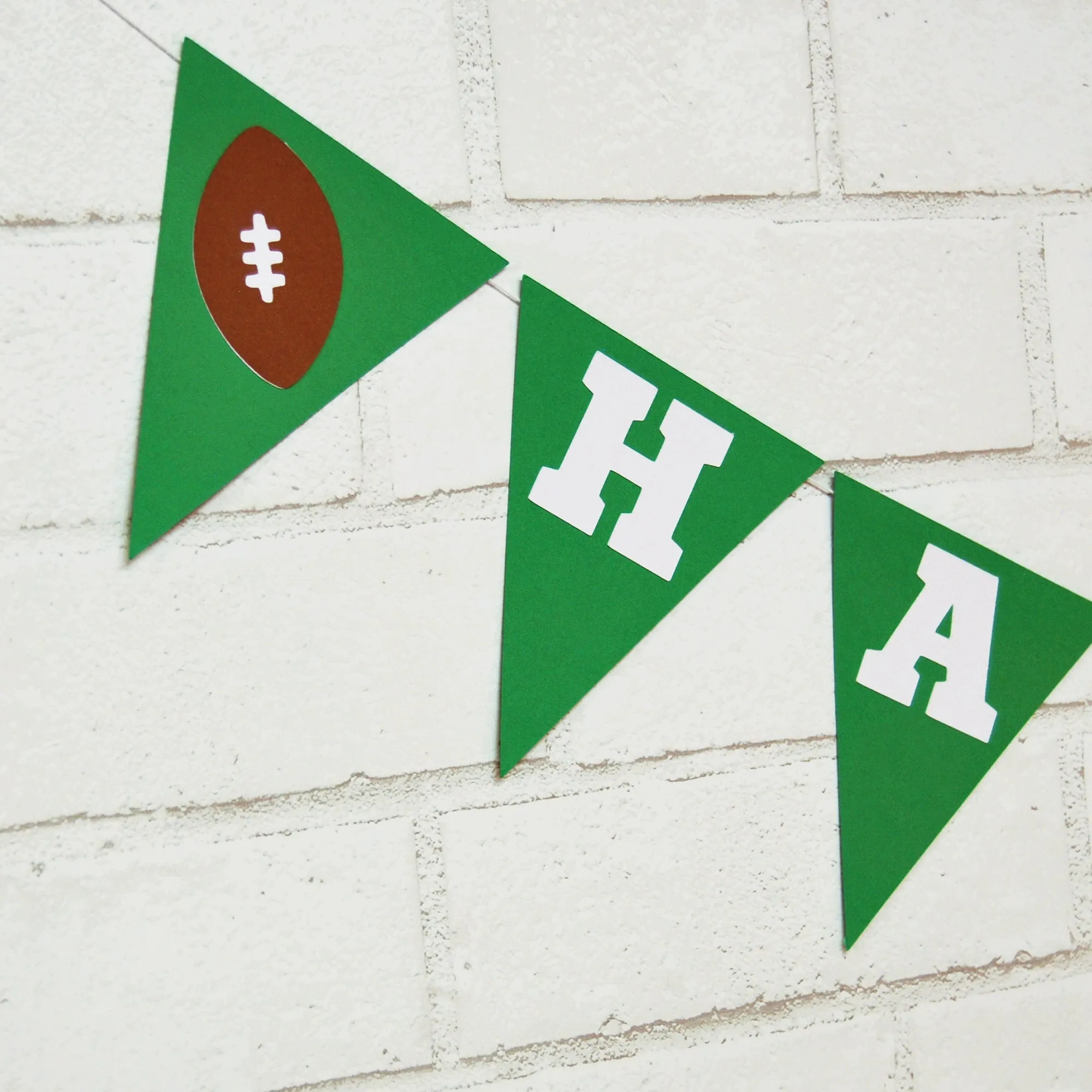 Football Birthday Banner