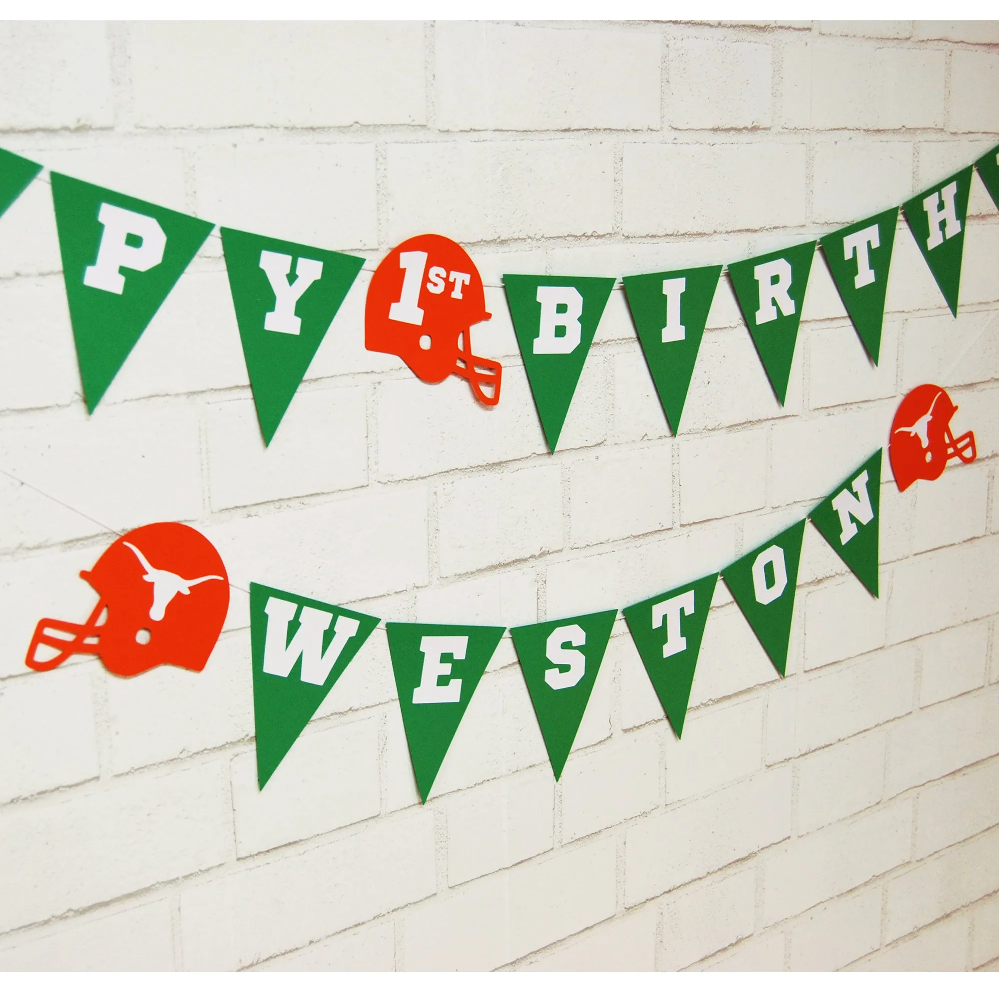 Football Birthday Banner