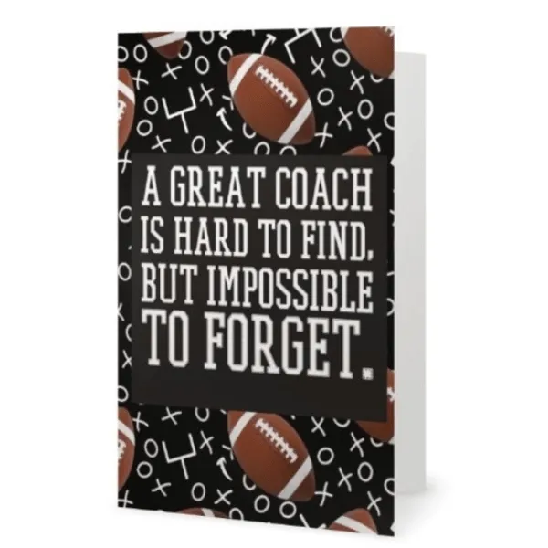 Football Coach Card