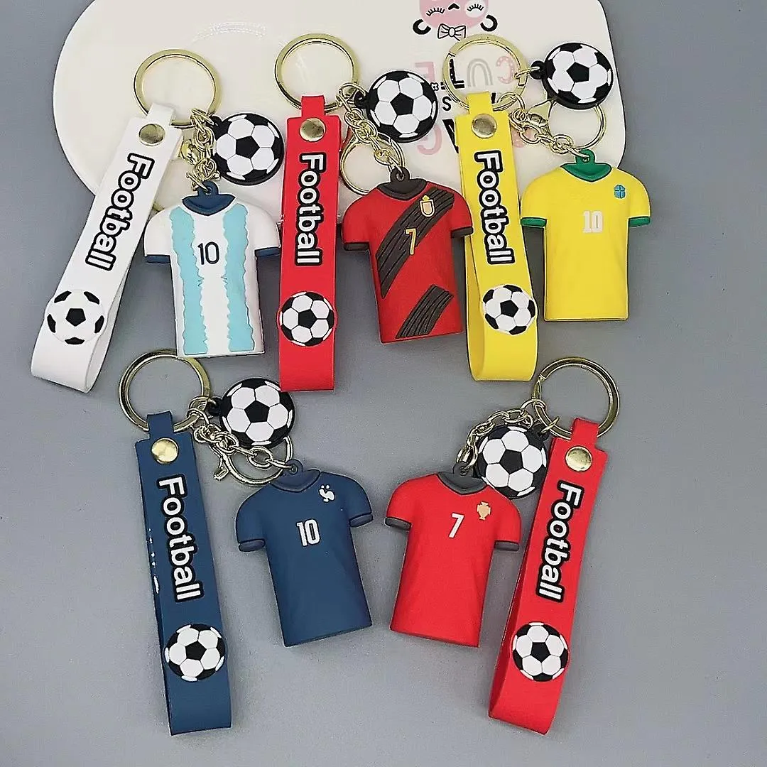 Football Jersey NO 7 Keychain | Ronaldo | Silicone And Lanyard