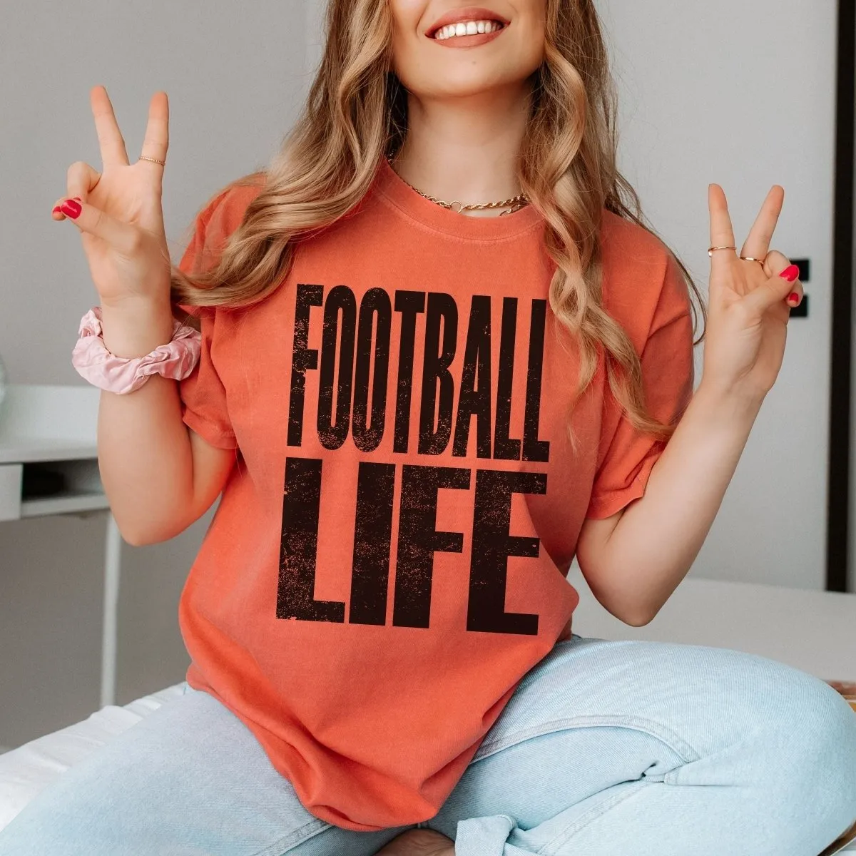 Football Life Comfort Color Tee