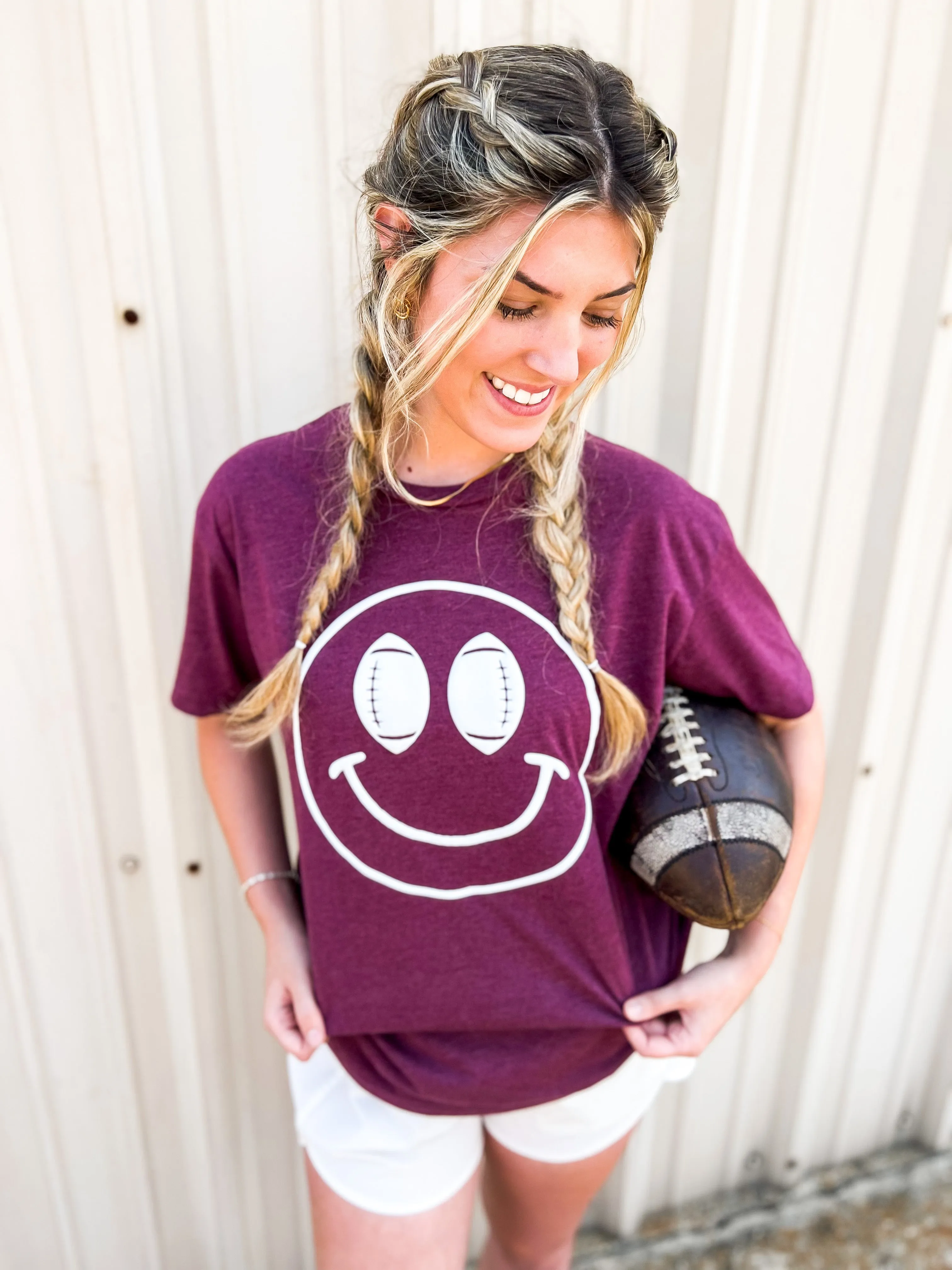 Football Smiley Tee