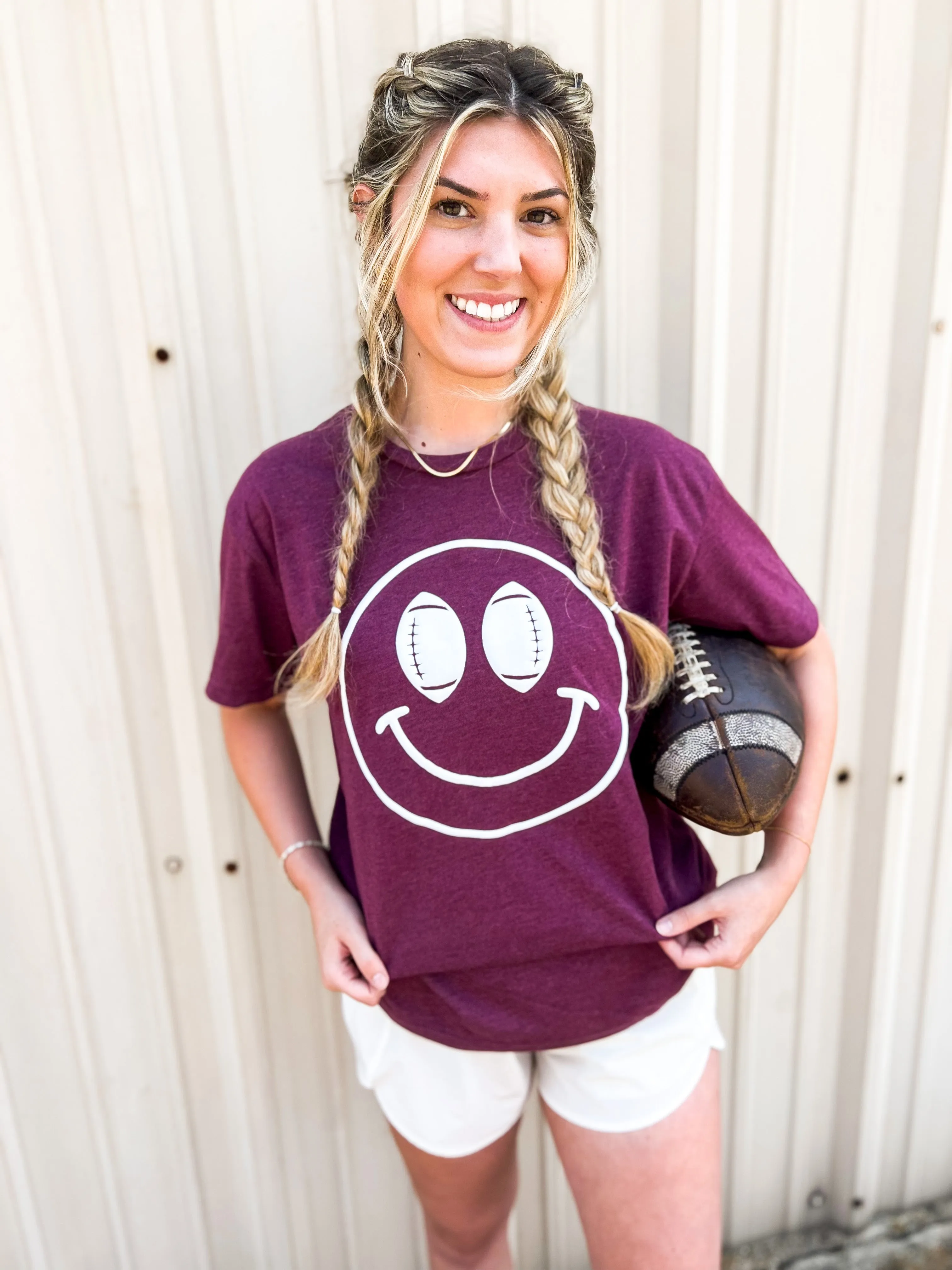 Football Smiley Tee