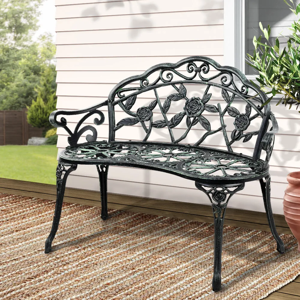 Gardeon Victorian Garden Bench - Green