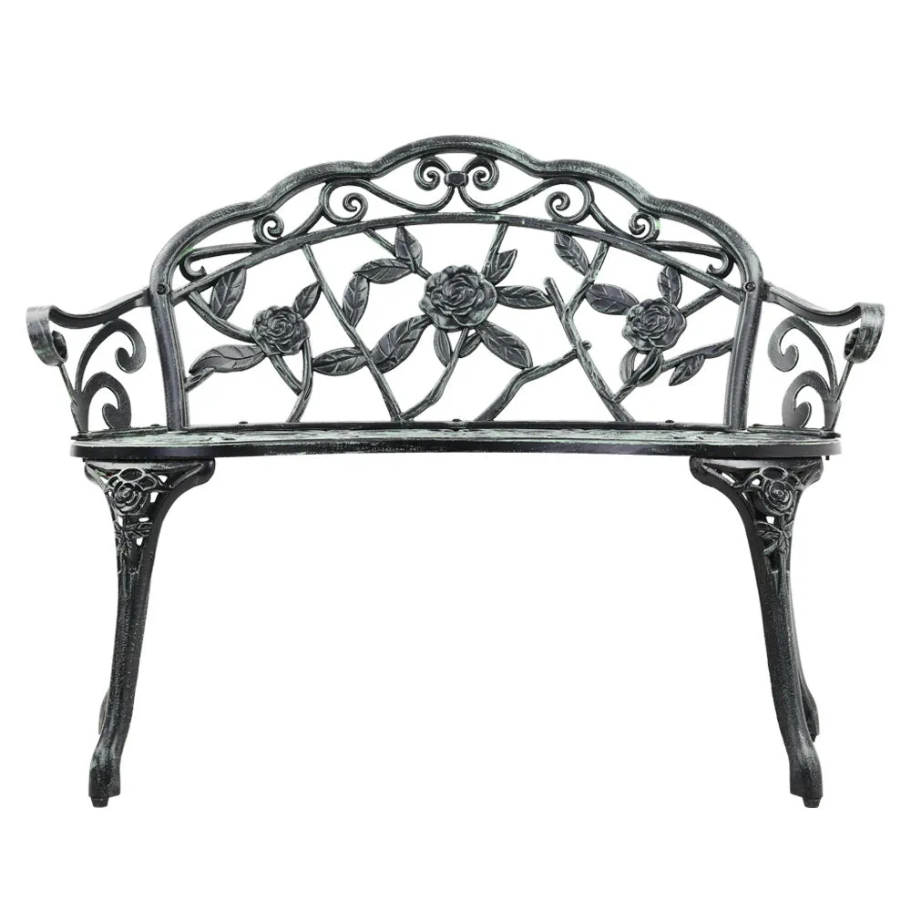 Gardeon Victorian Garden Bench - Green