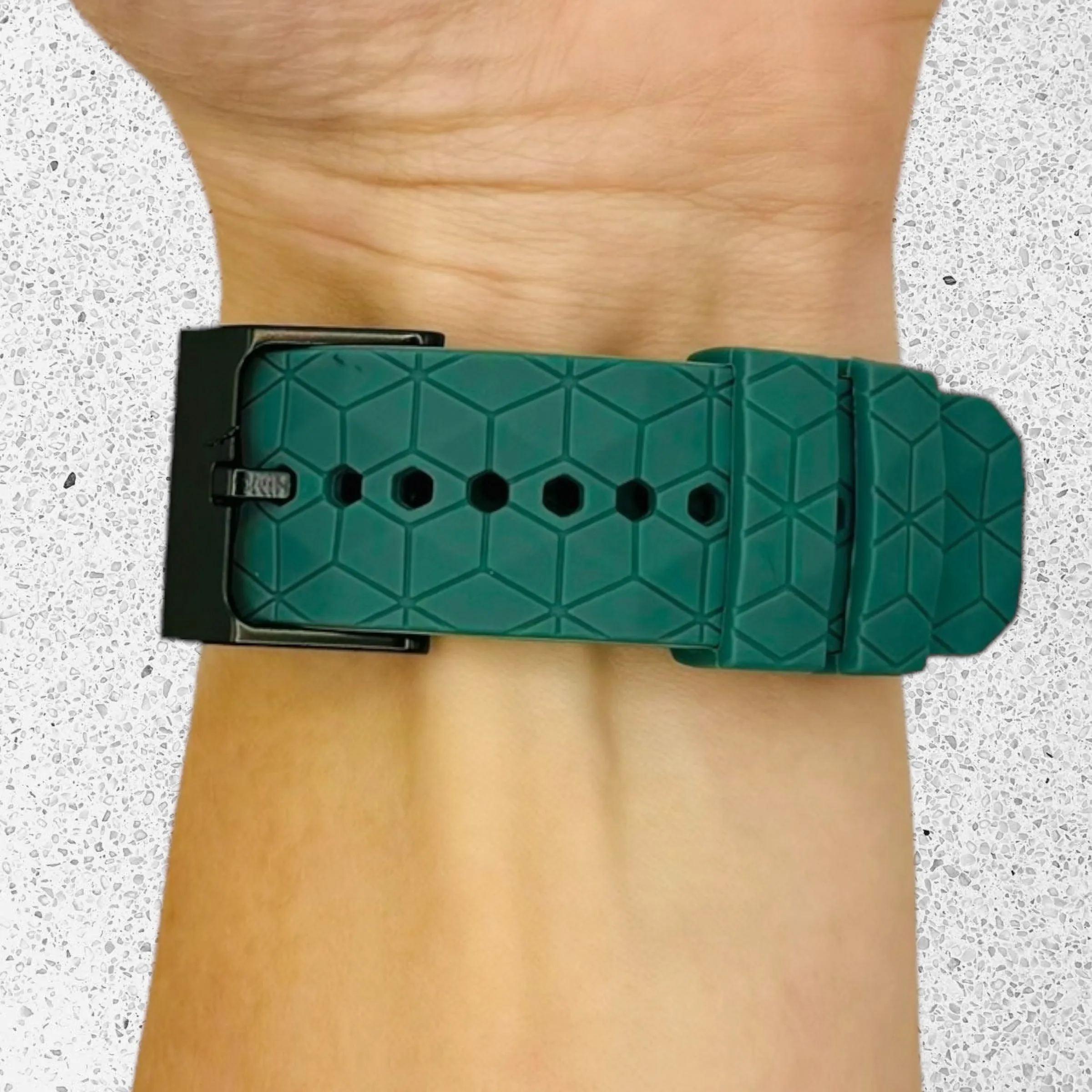 Garmin Descent MK 2 & MK 2i Silicone Football Pattern Watch Straps