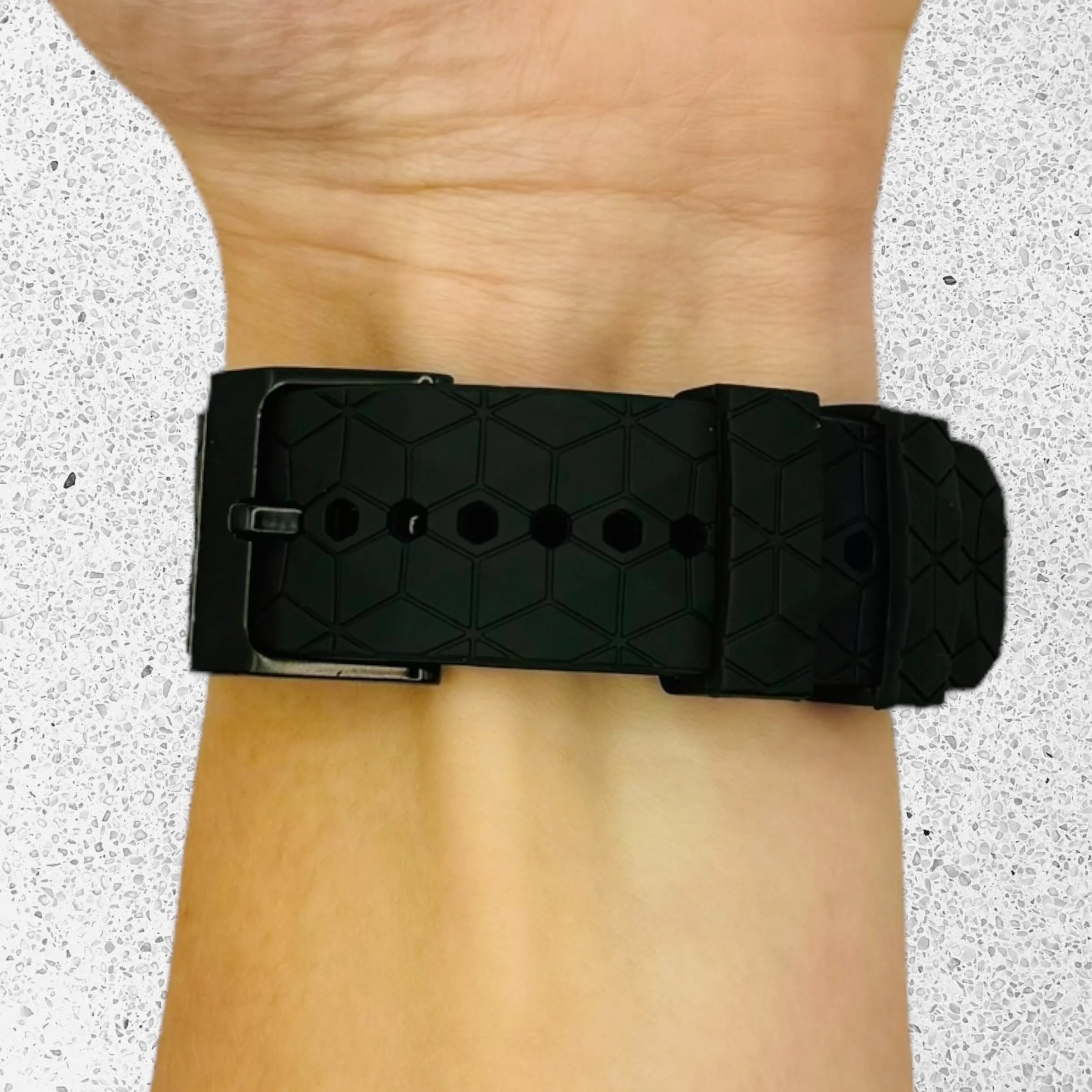 Garmin Fenix E Silicone Football Pattern Watch Straps