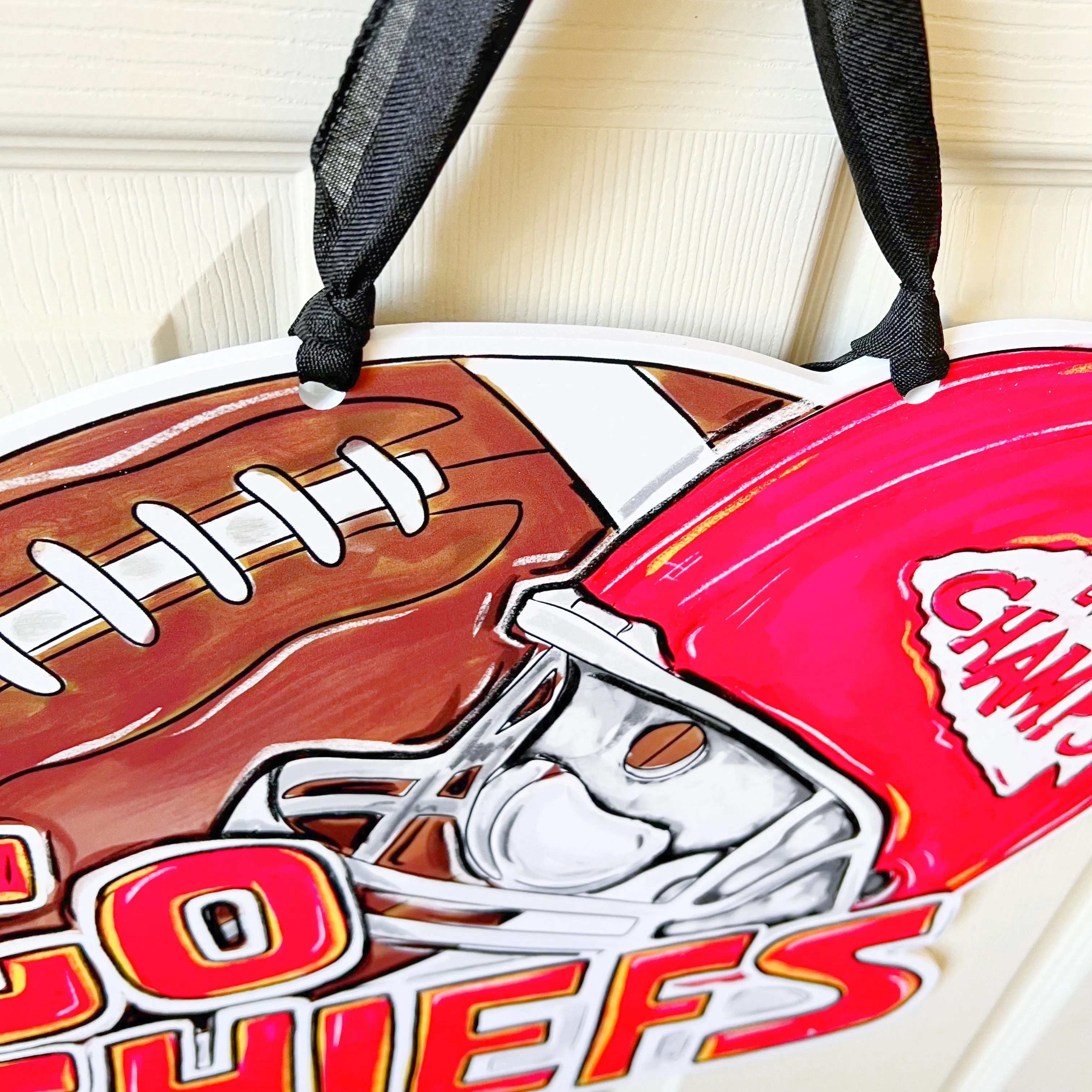 Go Chiefs Door Hanger - ONLINE EXCLUSIVE