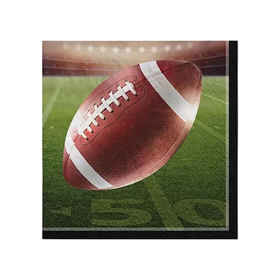 Go Fight Win Football Beverage Napkins | 36ct