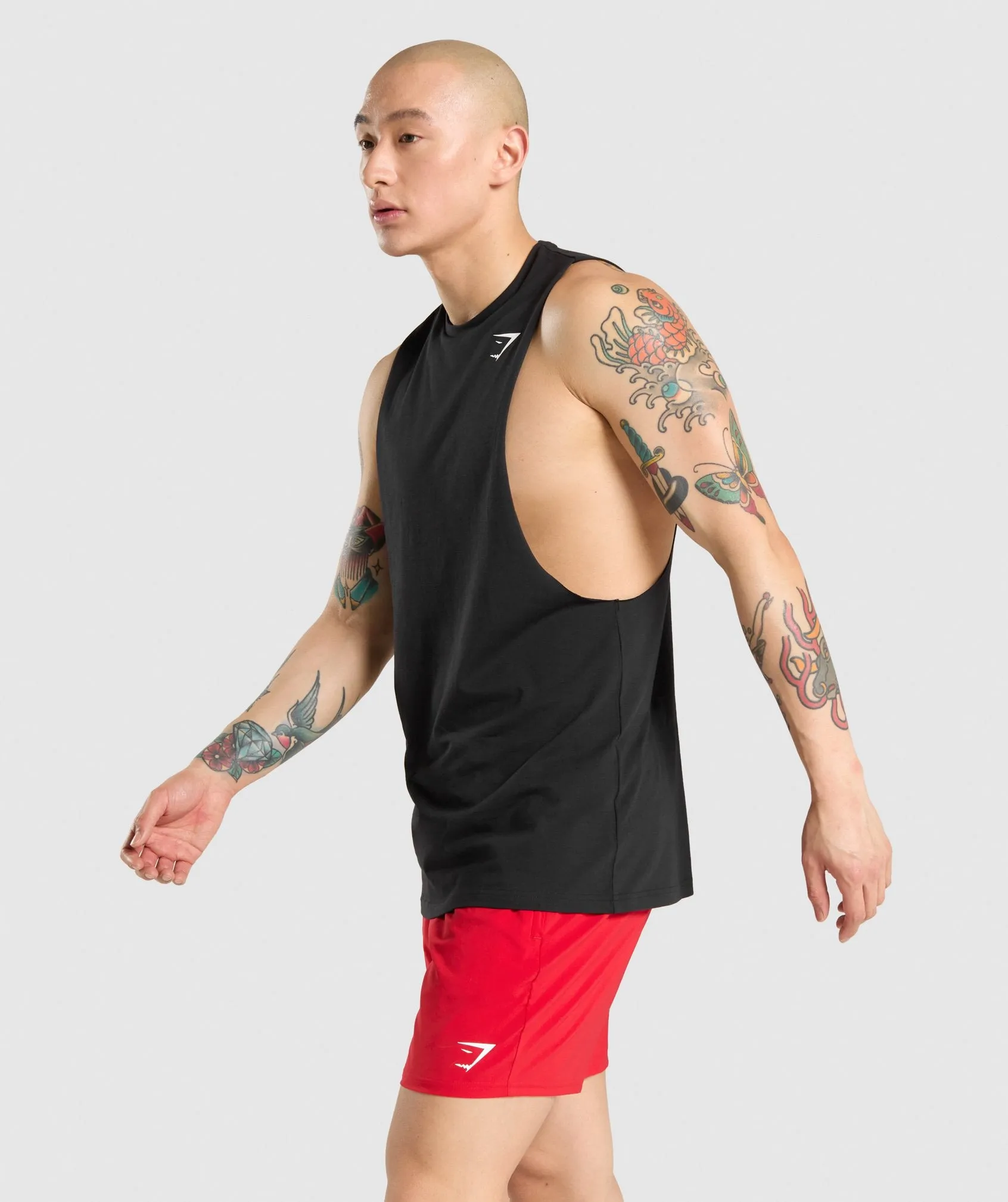 Gymshark Critical Drop Arm Tank - Black