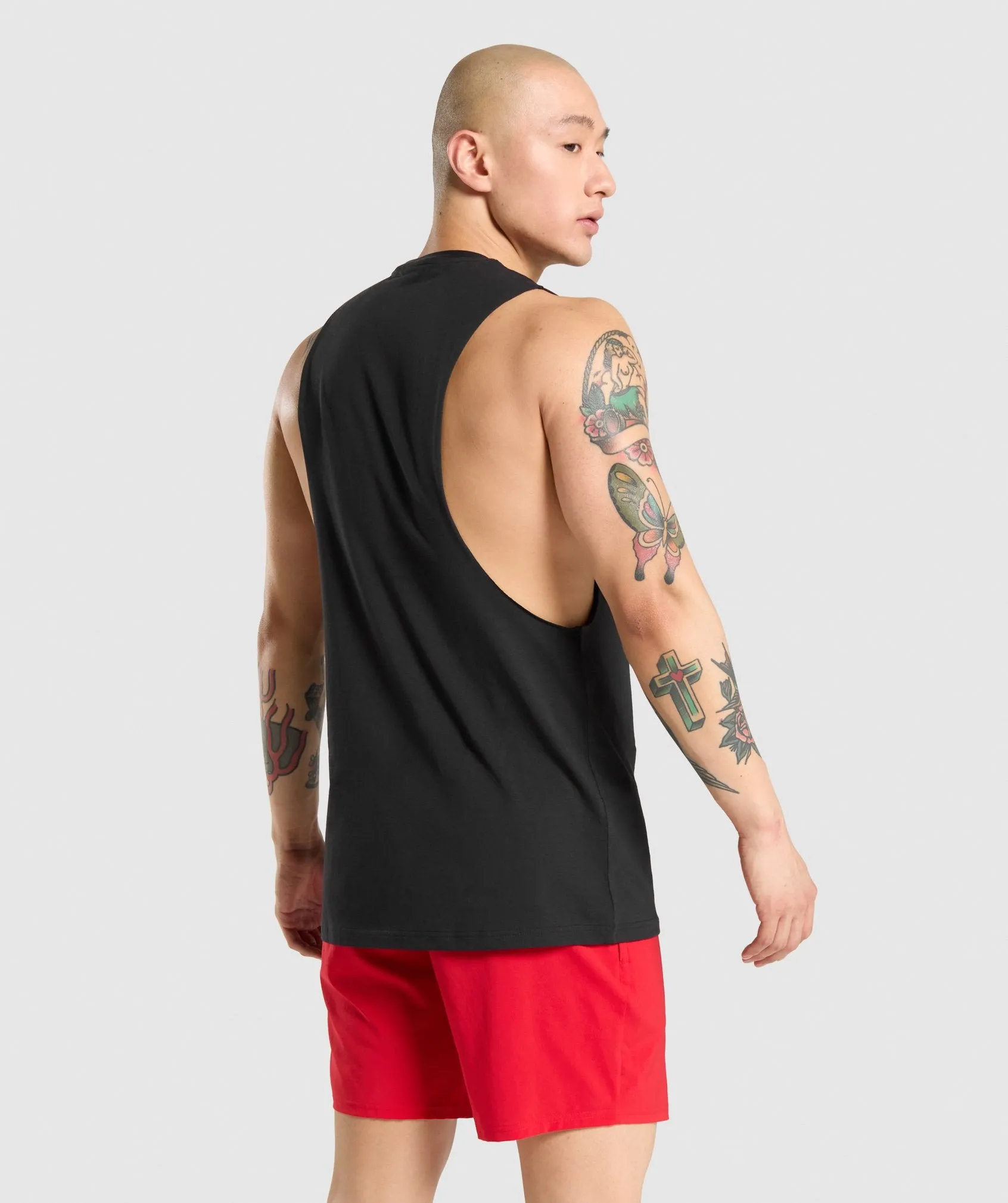 Gymshark Critical Drop Arm Tank - Black