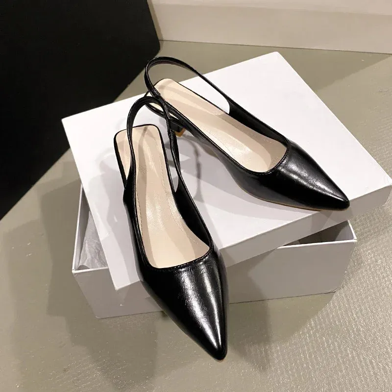 Hnzxzm Sexy Thin Heels Party Women's Pumps 2024 Summer Women Shoes Pointed Toe Fashion High Heel Comfortable Shallow Shoes Silver