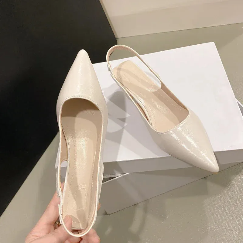 Hnzxzm Sexy Thin Heels Party Women's Pumps 2024 Summer Women Shoes Pointed Toe Fashion High Heel Comfortable Shallow Shoes Silver