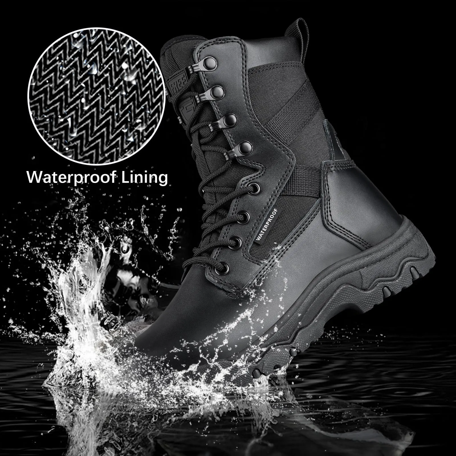 HOPPER 8" Women’s Military Waterproof Tactical Boots